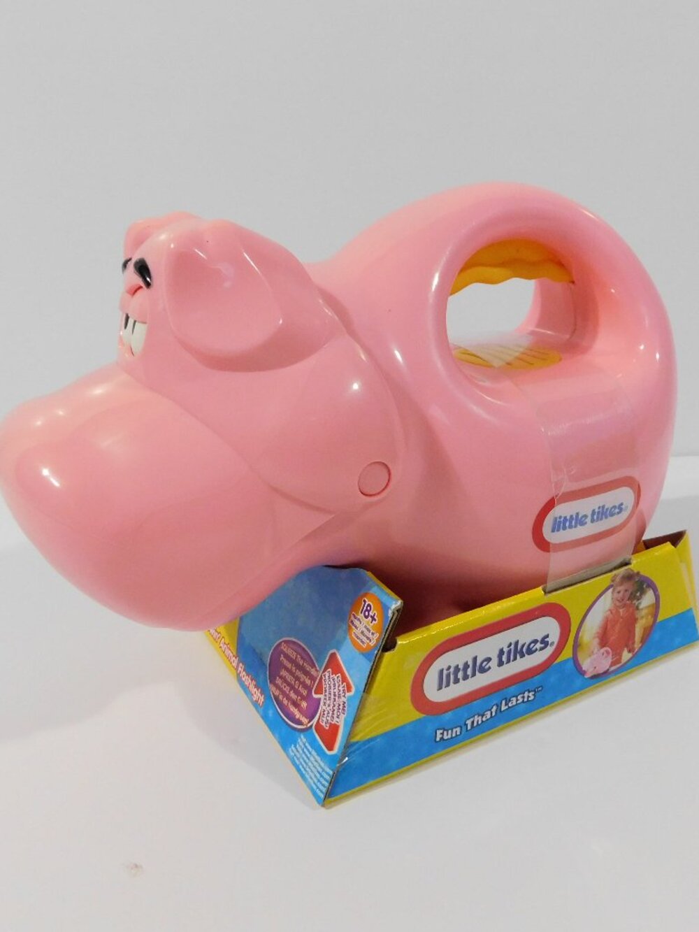 Little Tikes Glowin Animal Flashlight w Sound Pink Pig NEW Glow n Speak